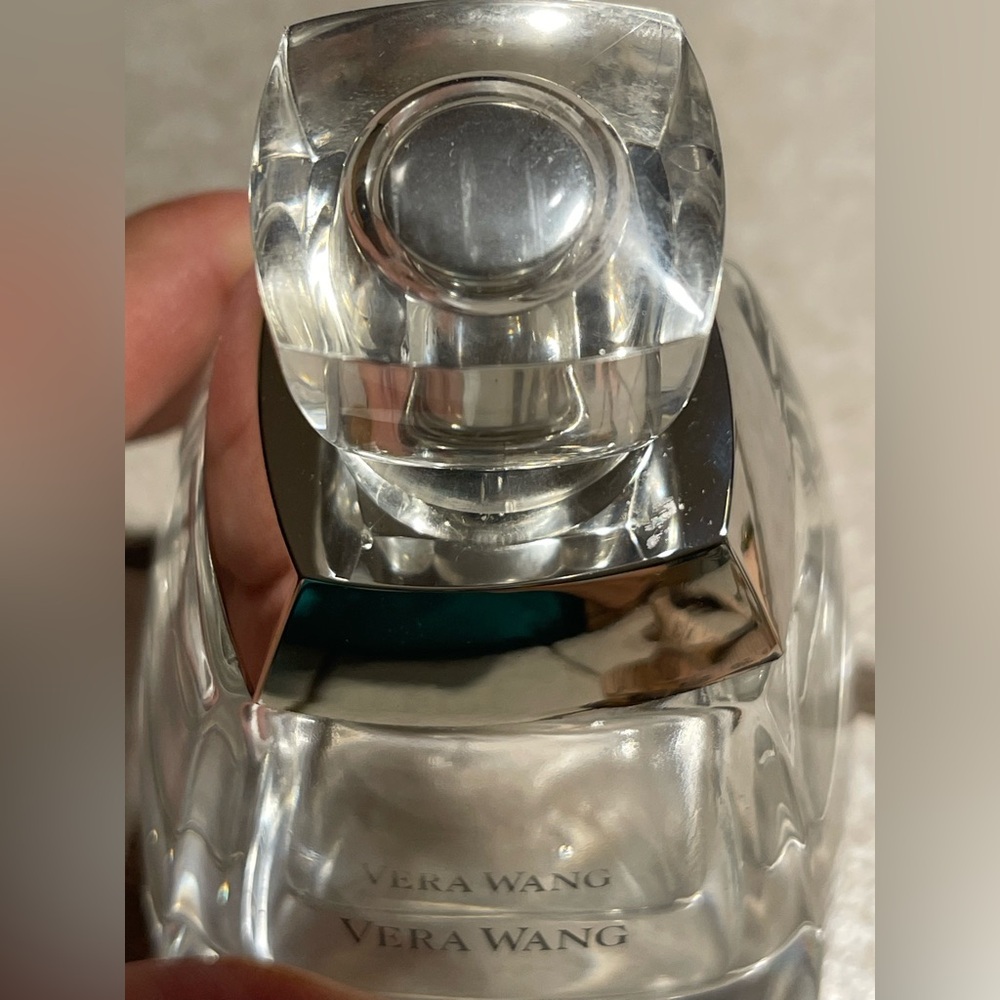 (EMPTY BOTTLE) VERA WANG PERFUME GLASS BOTTLE 3.4OZ 100ML - Picture 3 of 9